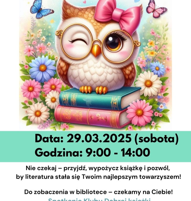 22.03.2025 Otwarte od 9.00 - 14.00